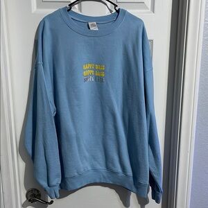 Blue Happy Daze Sweatshirt